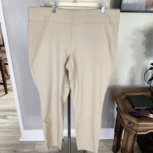 CHRISTOPHER & BANKS PULL-ON PANTS size 16 Bengaline